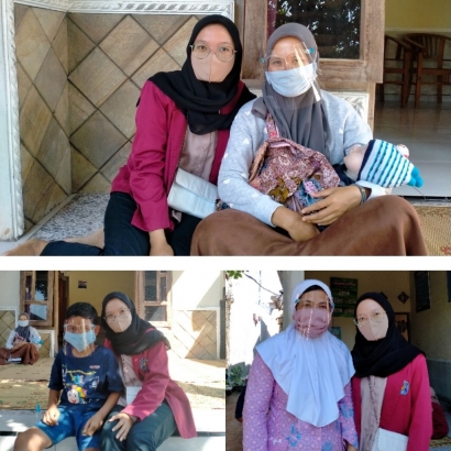 KKN Unisri Bali Ndeso: Pembuatan dan Pembagian Face Shield di Desa Munggur