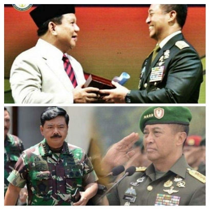 Prabowo (Wapres), Hadi Tjahjanto (Menhan), dan Andika Perkasa (Panglima TNI) Bagaimana Peluangnya?
