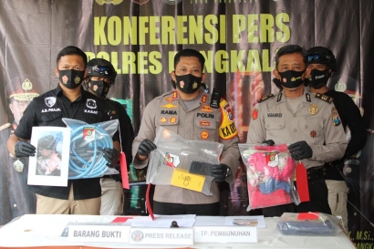 Satreskrim Polres Bangkalan Berhasil Ungkap Motif Pembunuhan Sadis di Modung