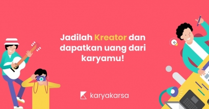 Penghasilan Jutaan bagi Kreator via Karyakarsa.com