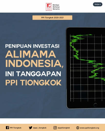 Penipuan Investasi Alimama Indonesia, Ini Tanggapan PPI Tiongkok