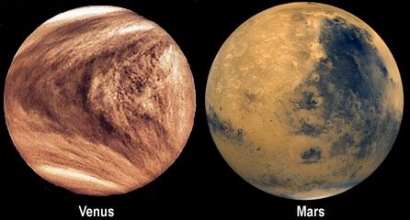 Mengenai Planet Kedua: Pilih Mana, Mars atau Venus?