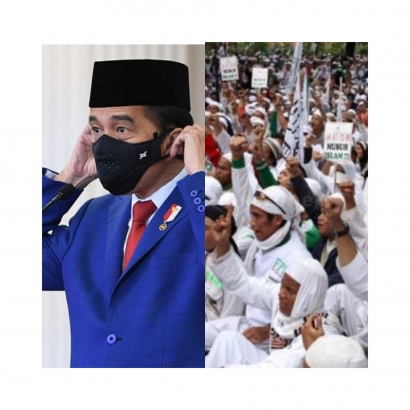 Saat PA 212 Menuntut Jokowi Mundur Terkait UU Cipta Kerja Tidak Tepat