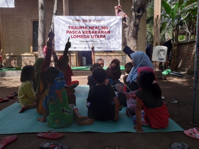 BTQ for Leaders Ajak Anak-anak Kampung Qur'an Dasan Lekong Bermain
