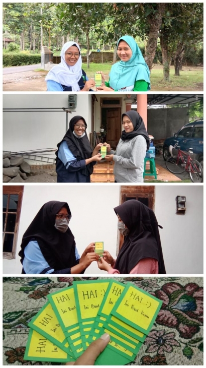 Mahasiswa KKN UIN Walisongo Semarang  Berikan Edukasi  Masyarakat Sekitar Melalui Greeting Card