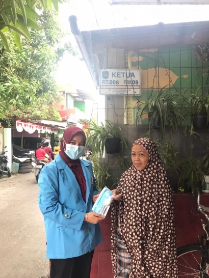 Mahasiswa STMIK Nusa Mandiri Melakukan KKN di Lingkungan RT 008/RW 009 Kelurahan Pasir Gunung Selatan Cimanggis Depok