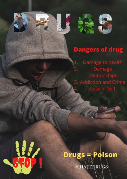 Seruan Poster Bahaya Narkoba