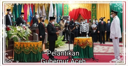 Nova Iriansyah Resmi Menjabat sebagai Gubernur Aceh Sisa Jabatan Periode 2017-2022