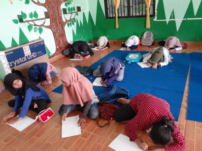 Bukit 7, Perpustakaan Desa Sempan Ramai Literasi Anak Menyambut Gedung Baru