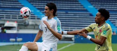 Kualifikasi Piala Dunia 2022, Edinson Cavani Awali Kemenangan Uruguay
