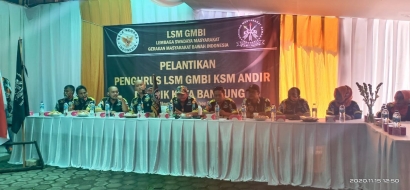 Pelantikan GMBI KSM Andir Kota Bandung