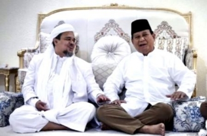 Anies Terjun Bebas, Habib Rizieq Lawan Berat Prabowo pada Pilpres 2024, Masa Iya?