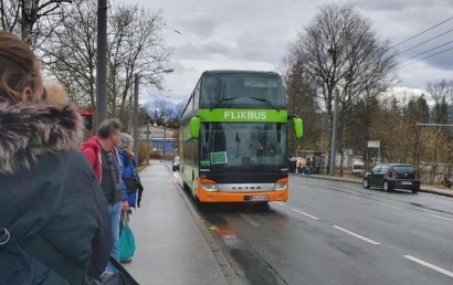 Mencoba Flixbus di Eropa, Mirip Gojek tapi Bus