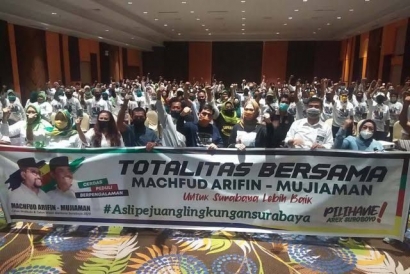 Atasi Kemacetan Surabaya, Machfud Arifin-Mujiaman Siap Bangun Transportasi Umum yang Terintegrasi