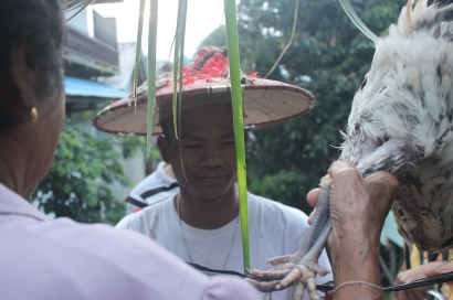 Betabak, Ritual Adat Suku Dayak Desa Menguatkan Semengat
