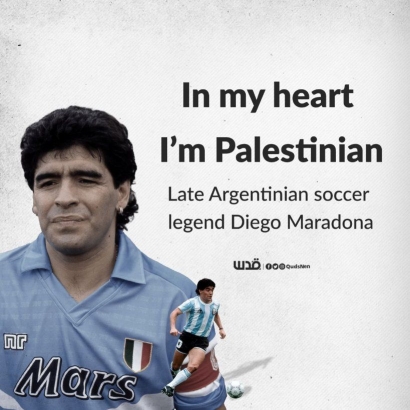 Maradona, Legenda Argentina yang Berhati Palestina dan Berkaki Fidel Castro