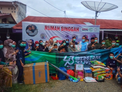 Cara Unik BPJAMSOSTEK Banda Aceh Berbagi Kebahagiaan di Rumah Singgah C-Four