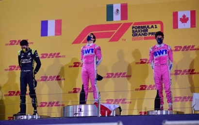 GP Sakhir, Mercedes Berikan Podium Russel kepada Racing Point