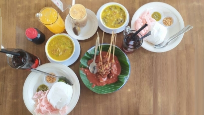Lamak Bana, Masakan Minangkabau di Padang