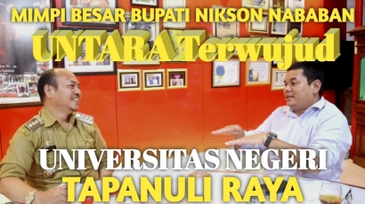 Mimpi Besar Bupati Taput Drs Nikson Nababan, MSi untuk Wujudkan Untara, Universitas Negeri di Tapanuli Raya