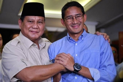 Prabowo Subianto, Sandiaga Uno, dan Strategi Jitu Jokowi