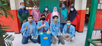 KKN Mahasiswa STMIK Nusa Mandiri: Program Pembersihan SDN Sewan Kebon I di Masa Covid-19