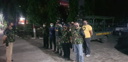 Demi Menjaga Keamanan Warga, Koramil 11 dan Mitra Banteng Komando Trisula Gelar Patroli Malam