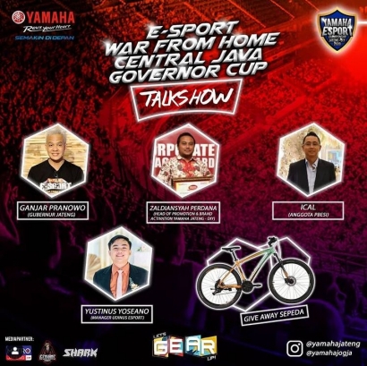 Berkolaborasi dengan Gubernur Jawa Tengah, E-Sport War From Home Central Java Menjadi Penutup Event E-Sport di 2020