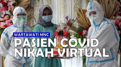 Nikah Virtual, Wartawati MNC-TV Pasien Covid