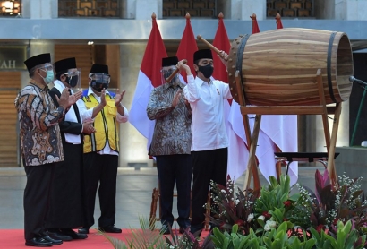 Pesan Presiden Jokowi dalam Peresmian Renovasi Masjid Istiqlal