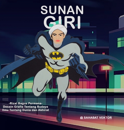 Sunan Giri Cosplayer Film Batman The Dark Knight