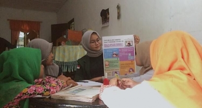 Mahasiswi Kesejahteraan Sosial FISIP USU Gelar Pendampingan Belajar dengan Metode Brain Storming di Dusun V Dolok Merawan