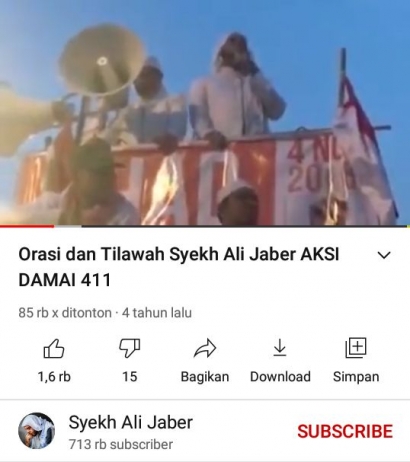Syaikh Ali Jaber Berpulang ke Rahmatullah, Tunai Sudah Wasiat di Aksi Damai 411