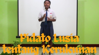 Angkat Potret Kerukunan Nusa Flobamora, Lusia Juara 6 Lomba Pidato HAB