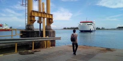 Kapal Ferry KMP Aceh Hebat 1 Tiba di Pelabuhan Ulee Lheue Banda Aceh