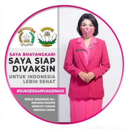 Bhayangkari Polrestabes Surabaya Siap Divaksin