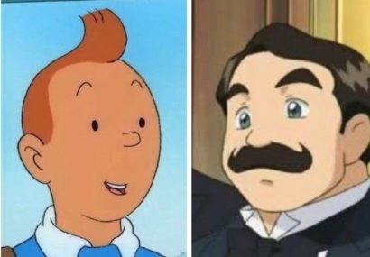 Hercule Poirot di Mata Penggemar Tintin