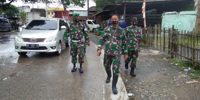 Dandim 1408/BS Tinjau Lokasi Banjir dan Pengungsian di BTN Kodam 3 Katimbang, Kota Makassar