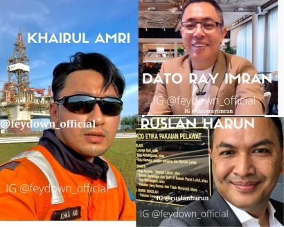 Waspadalah! Photo Tiga Pria Tampan Asal Malaysia Ini Dijadikan Akun Palsu