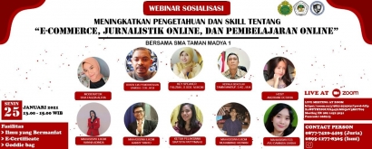 Webinar Abdimas Sosialisasi Fisip UTA45 Jakarta Bersama SMA Taman Madya 1 Jakarta