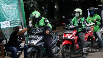 Pelanggan Tak Gunakan Masker, Lebih Dari 700 Ribu Order Ditolak Mitra Pengemudi Gojek
