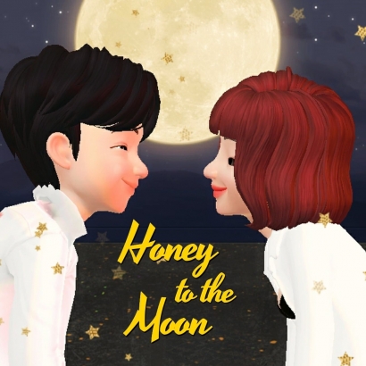 (18+) Honey to the Moon (5): Di Bawah Air Mengalir