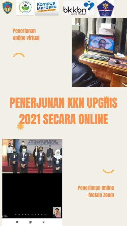 Penerjunan KKN UPGRIS Semarang Melalui Daring Aplikasi Online dan Streamimg Youtube