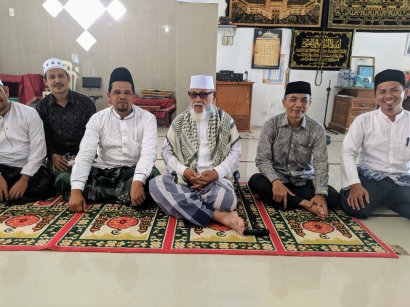Keluarga Besar NU Aceh Takziyah ke Rumah Istri Abu Tanjong Bungong