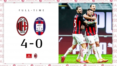 AC Milan Menang Telak Atas Crotone