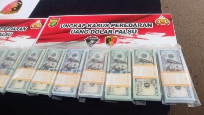 Polsek Ciputat Timur Berhasil Ungkap Peredaran Dolar Palsu, 2M Disita Petugas