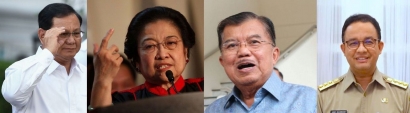 Mega-Prabowo vs JK-Anies, Akankah Bertarung di Pilpres 2024?