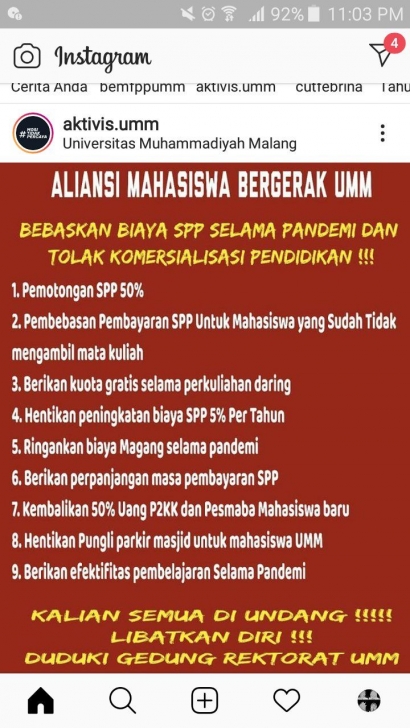 Polemik Pandemi Universitas Muhammadiyah Malang