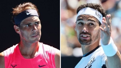 Australian Open: Tanpa Kesulitan Nadal Kandaskan Perlawanan Fabio Fognini