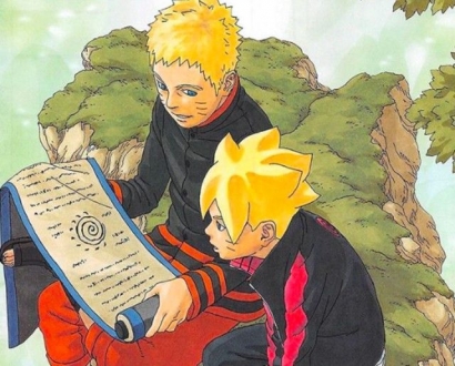 Naruto dan Boruto Salah Satu Anime dan Manga yang Aku Senangi